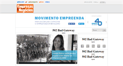 Desktop Screenshot of movimentoempreenda.revistapegn.globo.com