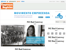 Tablet Screenshot of movimentoempreenda.revistapegn.globo.com