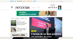 Desktop Screenshot of epocanegocios.globo.com