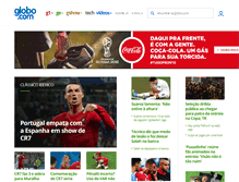 Tablet Screenshot of globo.com