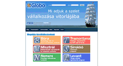 Desktop Screenshot of globo.hu