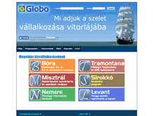 Tablet Screenshot of globo.hu