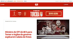 Desktop Screenshot of g1.globo.com