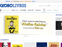 Tablet Screenshot of globolivros.globo.com