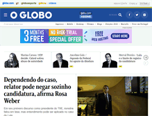 Tablet Screenshot of oglobo.globo.com