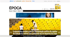 Desktop Screenshot of epoca.globo.com