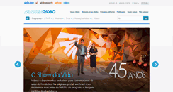 Desktop Screenshot of memoriaglobo.globo.com