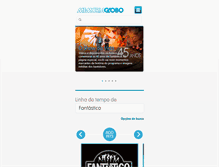Tablet Screenshot of memoriaglobo.globo.com