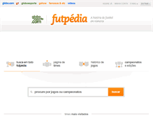 Tablet Screenshot of futpedia.globo.com