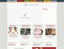 Tablet Screenshot of belezapura.globo.com